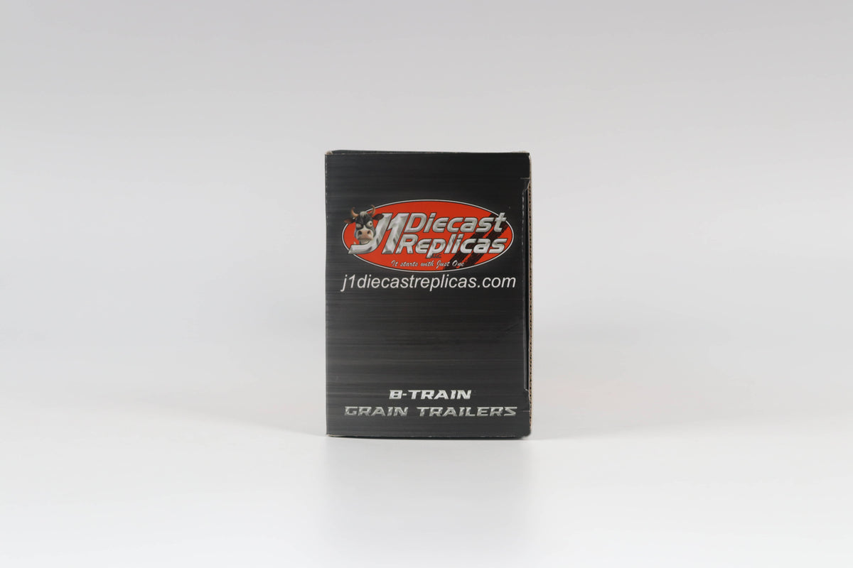 B-Train Grain Trailers - White with Red Frame