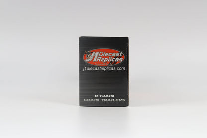 B-Train Grain Trailers - White with Red Frame