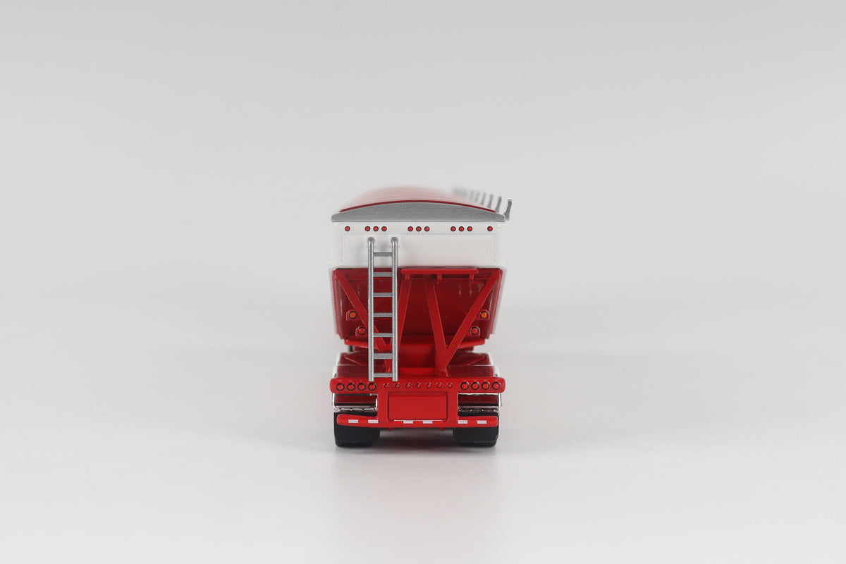 B-Train Grain Trailers - White with Red Frame