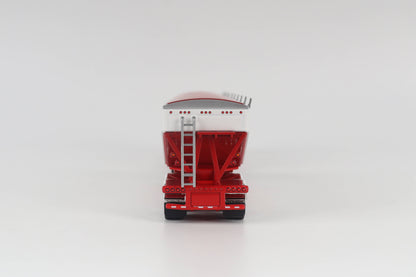 B-Train Grain Trailers - White with Red Frame