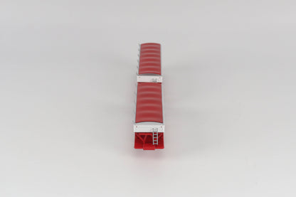 B-Train Grain Trailers - White with Red Frame