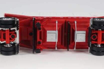 B-Train Grain Trailers - White with Red Frame