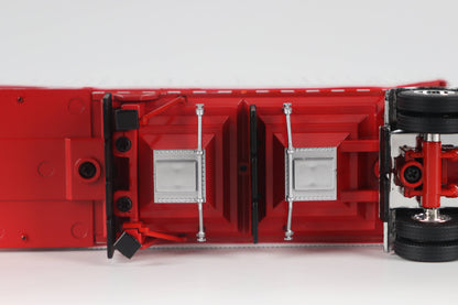 B-Train Grain Trailers - White with Red Frame