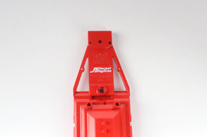 B-Train Grain Trailers - White with Red Frame