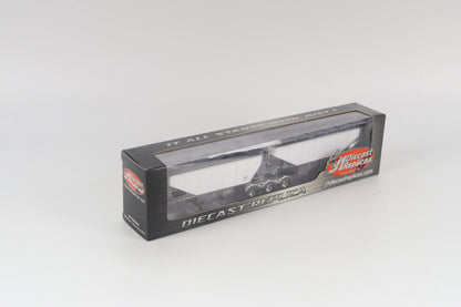 B-Train Grain Trailers - White with Black Frame