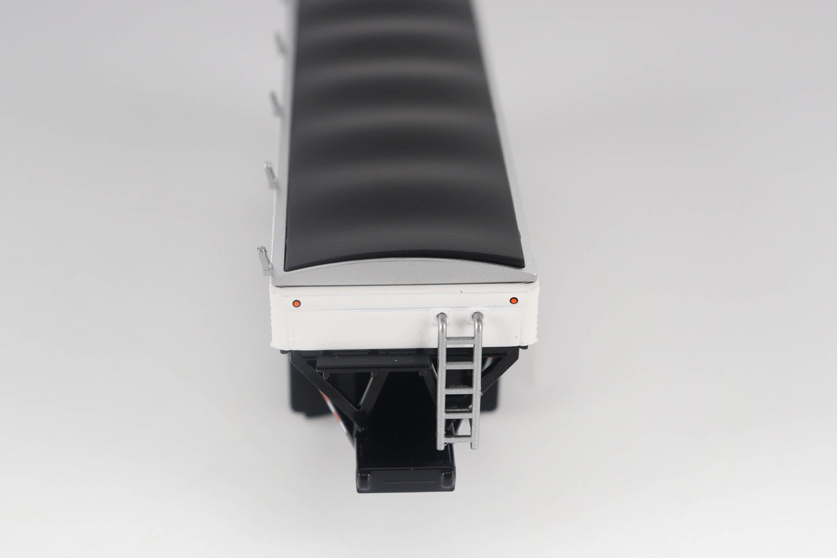 B-Train Grain Trailers - White with Black Frame