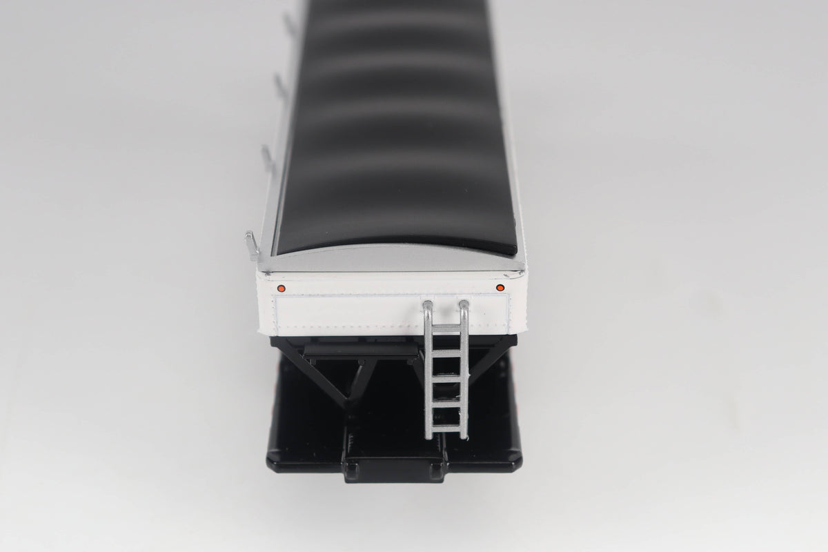 B-Train Grain Trailers - White with Black Frame