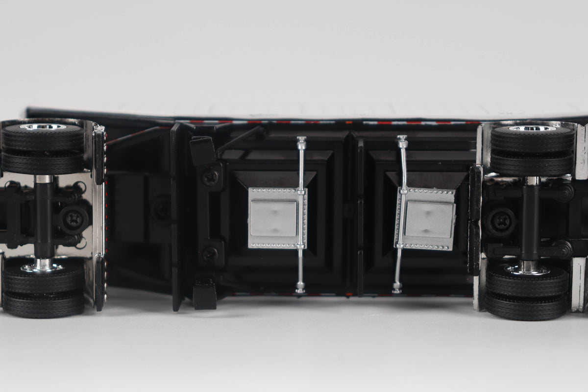 B-Train Grain Trailers - White with Black Frame
