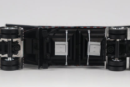 B-Train Grain Trailers - White with Black Frame