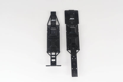 B-Train Grain Trailers - White with Black Frame