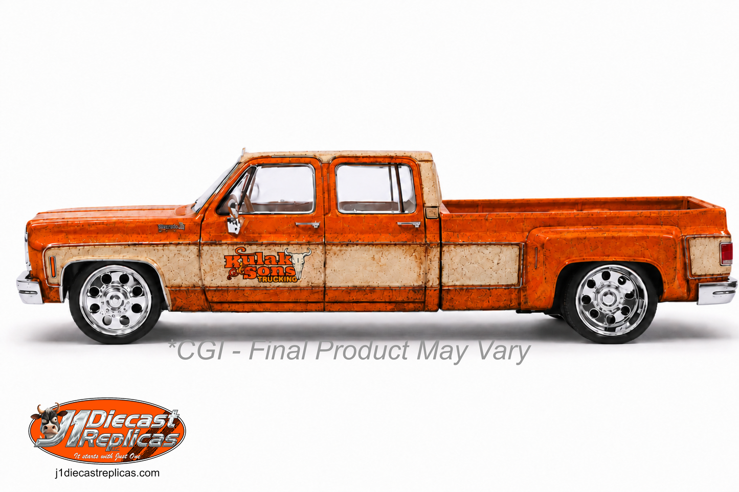 1:64 Diecast GMC Crew Cab Dually - Kulak & Sons 6