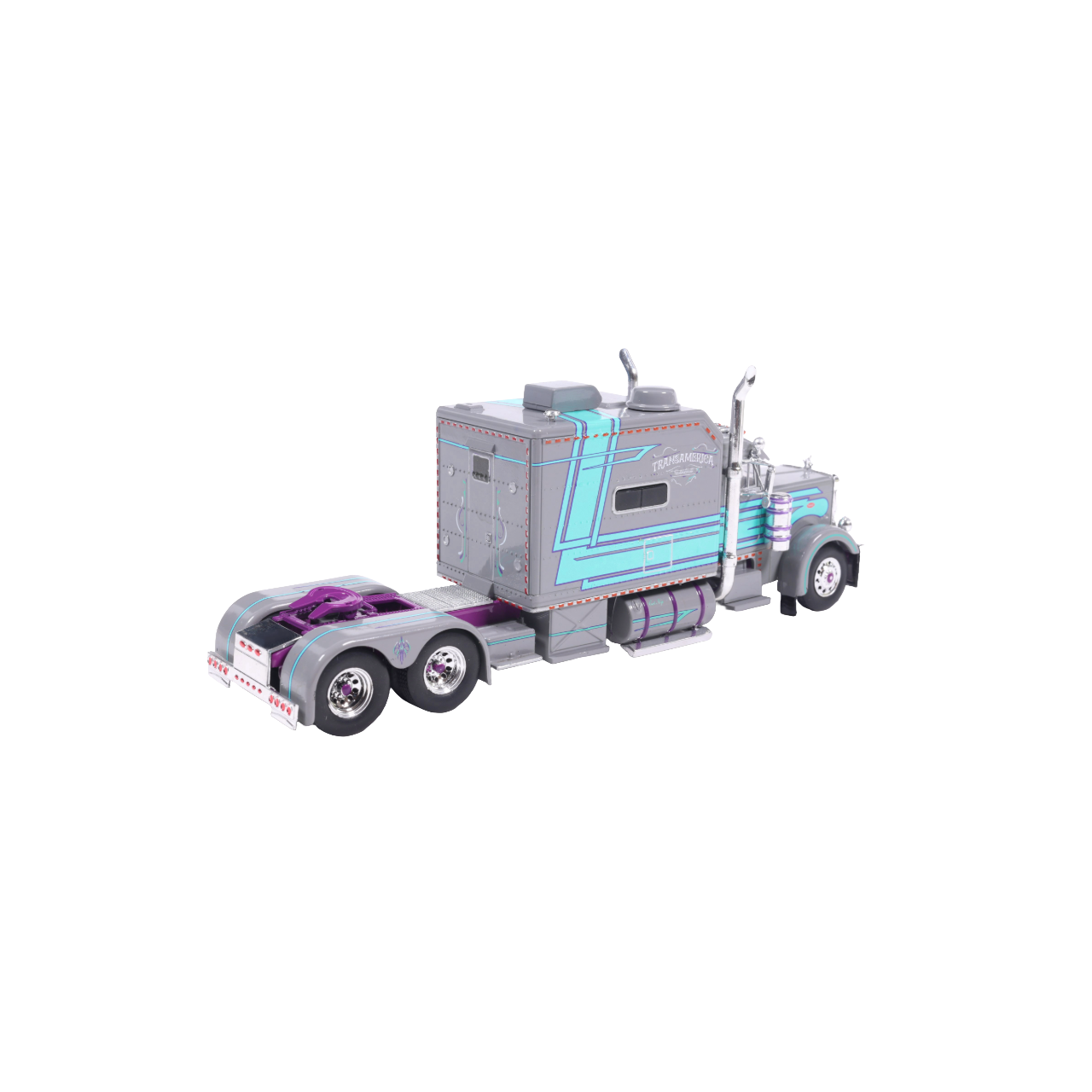 1:64 Peterbilt Model 379 Big-Bunk with 53' Tri-Axle Van - TransAmerica Transportation