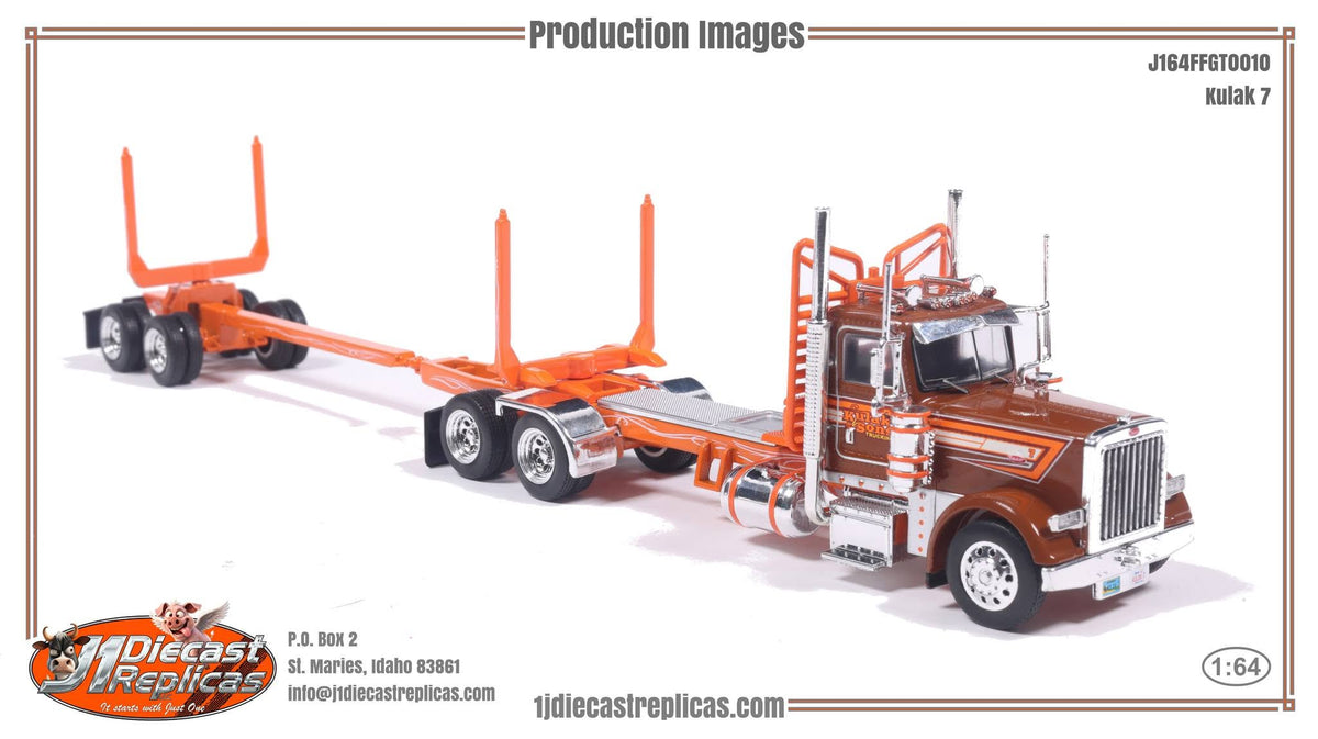 1:64 Peterbilt 379 Pacific Style Logging Truck - Kulak 7