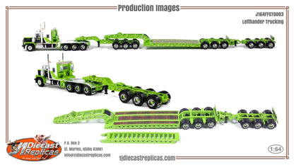 1:64 Kenworth C500 with 3x3x3 Heavy Lowboy - Lefthander Trucking