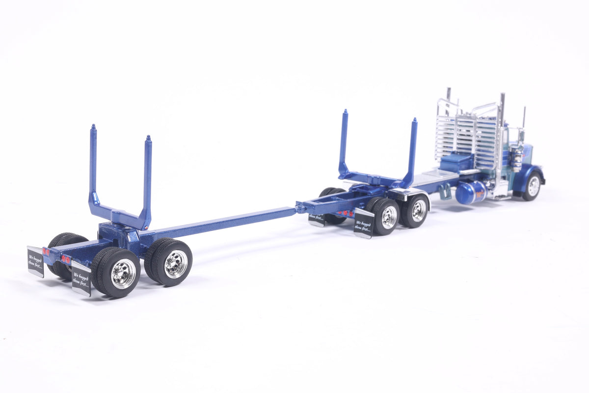 1:64 Peterbilt Model 379 Pacific Style Logging Truck - Twig Pig