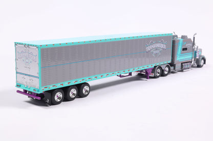 1:64 Peterbilt Model 379 Big-Bunk with 53' Tri-Axle Van - TransAmerica Transportation